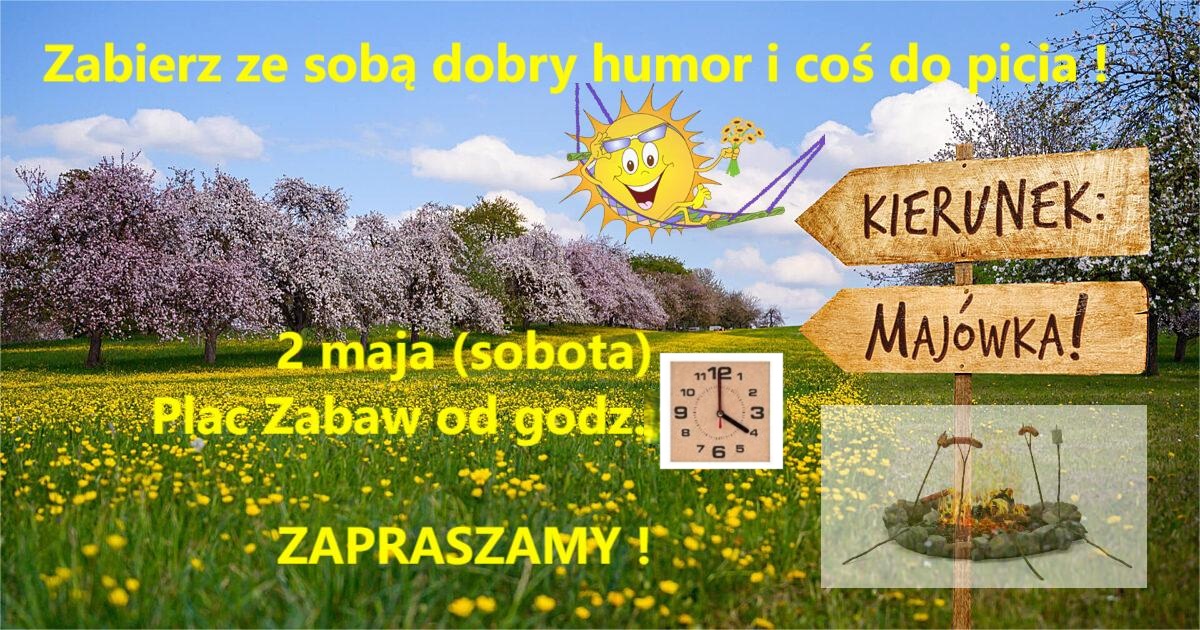 plakat majówka 1600